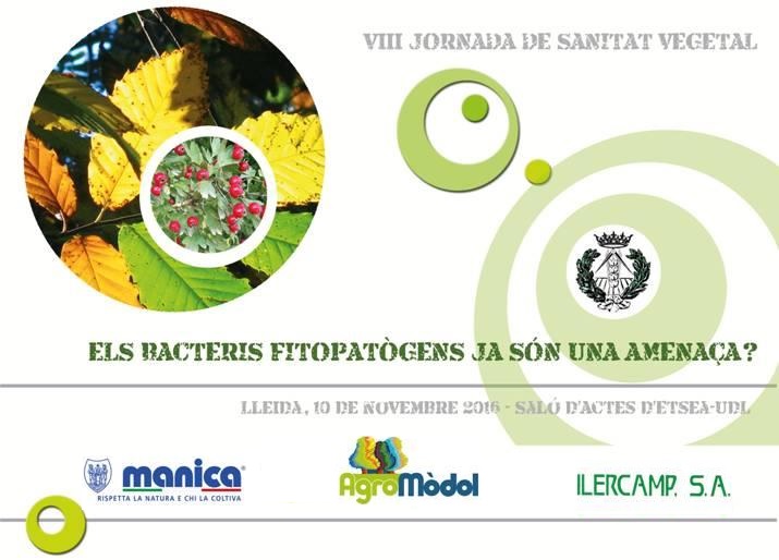 Manica patrocina la VIII Jornada de Sanidad Vegetal: las bacteriosis de cuarentena