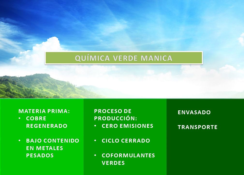 Manica: la química verde (III)