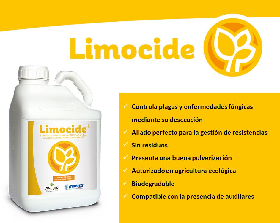 Limocide autorizado para producción integrada en Andalucía