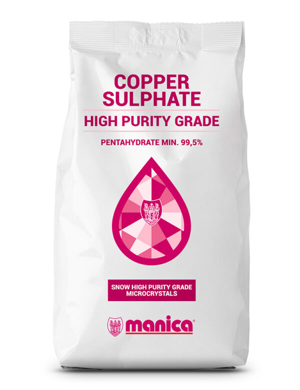 Sulfato de Cobre High Purity Grade - Manica Cobre