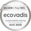 Industrias Omicron recibe la medalla de plata de EcoVadis - Manica Cobre